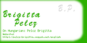 brigitta pelcz business card